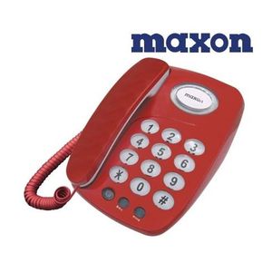맥슨 유선전화기/MS-107/깔끔디자인/플래시/온후크